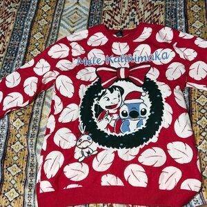 Disney Lilo and Stitch Christmas Sweater
